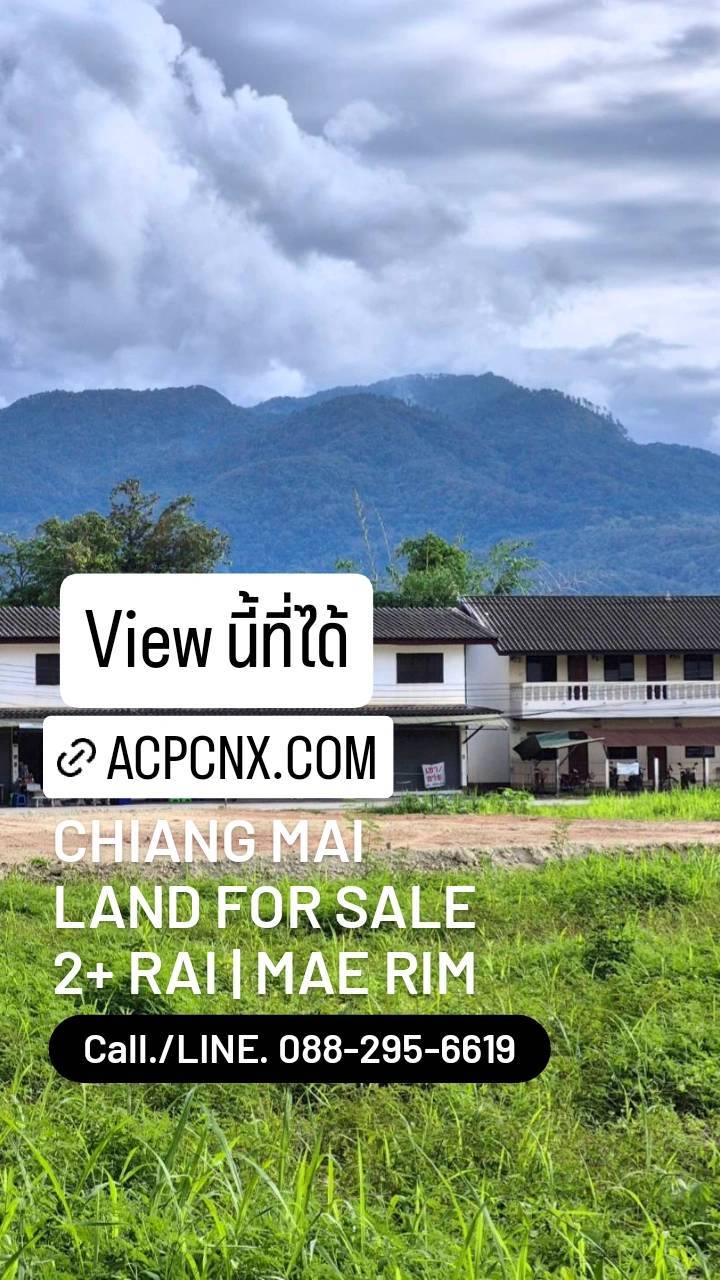 ขายที่ดินวิวดอย แม่ริม เชียงใหม่